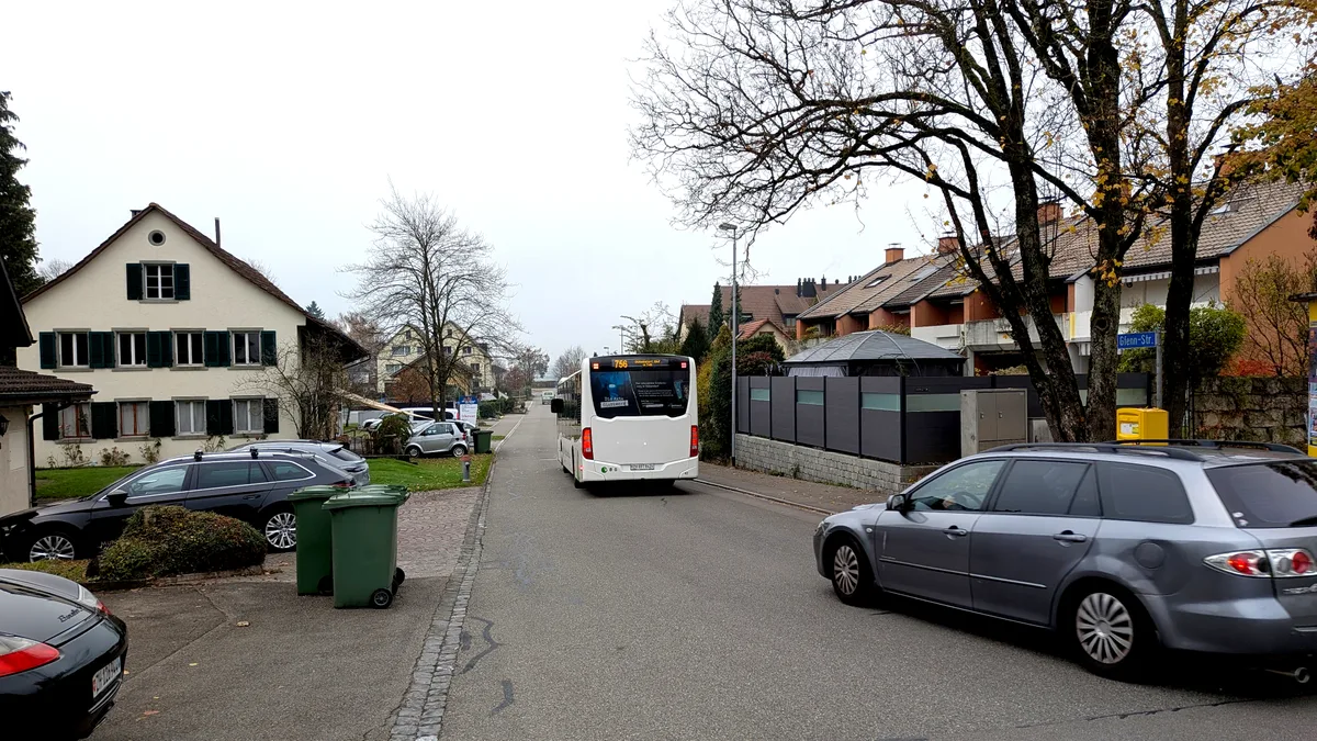 Blick auf eine Strasse
